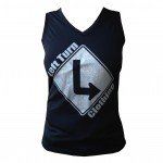 Roller derby scrimmage shirt in black, by Left Turn Clothing roller derby apparel